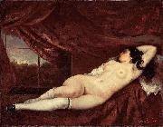Gustave Courbet Femme nue couchee France oil painting artist